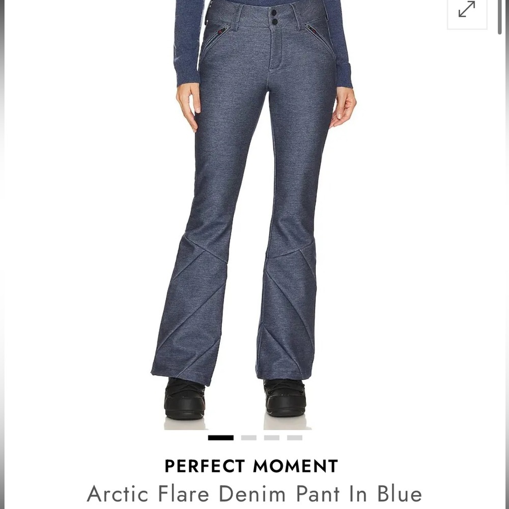 Perfect Moment Denim Snow Pants